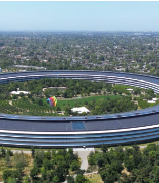 Apple Park Drone Images Reveal Headset Demo Area, Enhanced Shaded Viewing for Keynote at Pre-WWDC